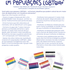 Transtornos alimentares em populações lGBTQIA+